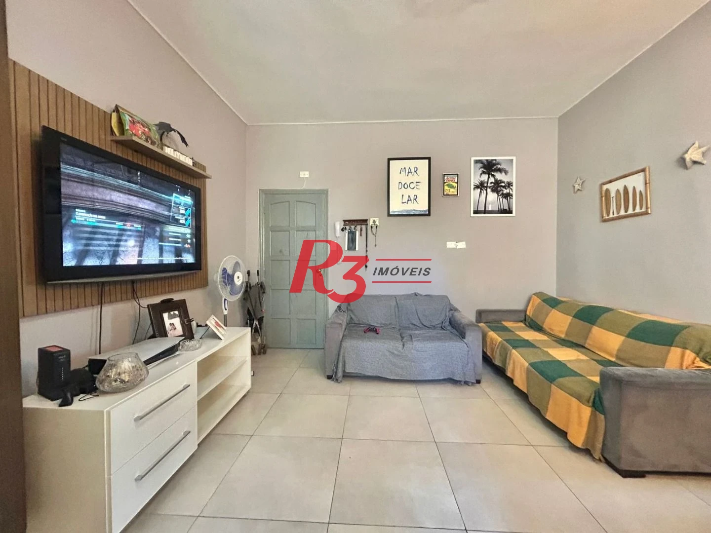 Apartamento com 1 dormitório para alugar, 57 m² por R$ 3.000,00/mês - Centro - São Vicente/SP