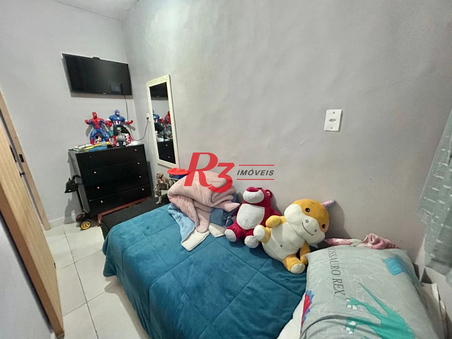 Apartamento com 1 dormitório para alugar, 57 m² por R$ 3.000,00/mês - Centro - São Vicente/SP