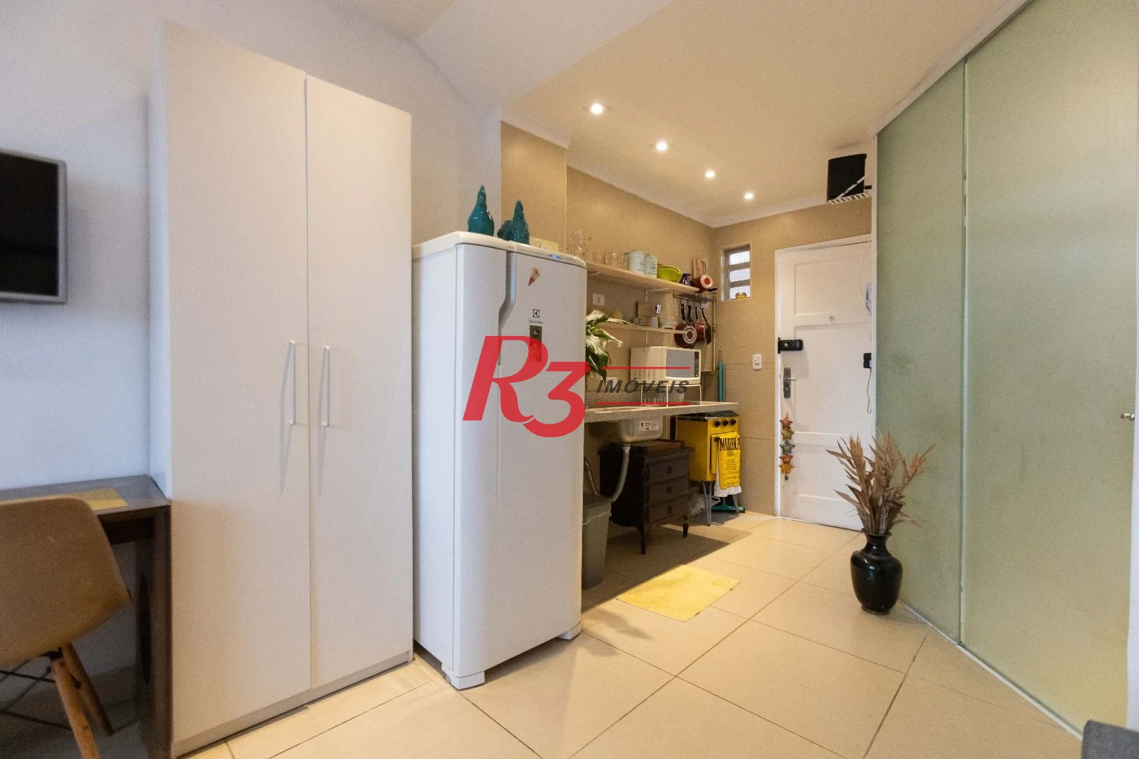 Apartamento à venda, 38 m² por R$ 345.000,00 - Boqueirão - Santos/SP