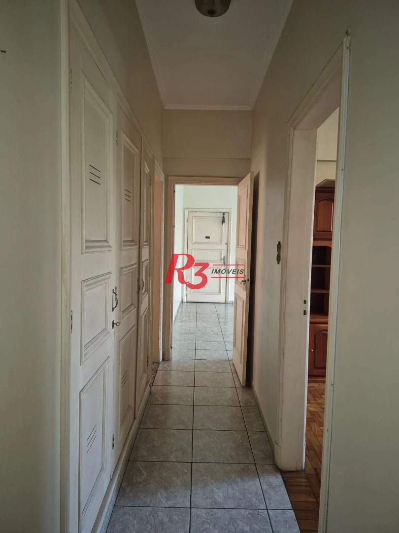 Apartamento para alugar, 152 m² por R$ 5.500,02/mês - Boqueirão - Santos/SP
