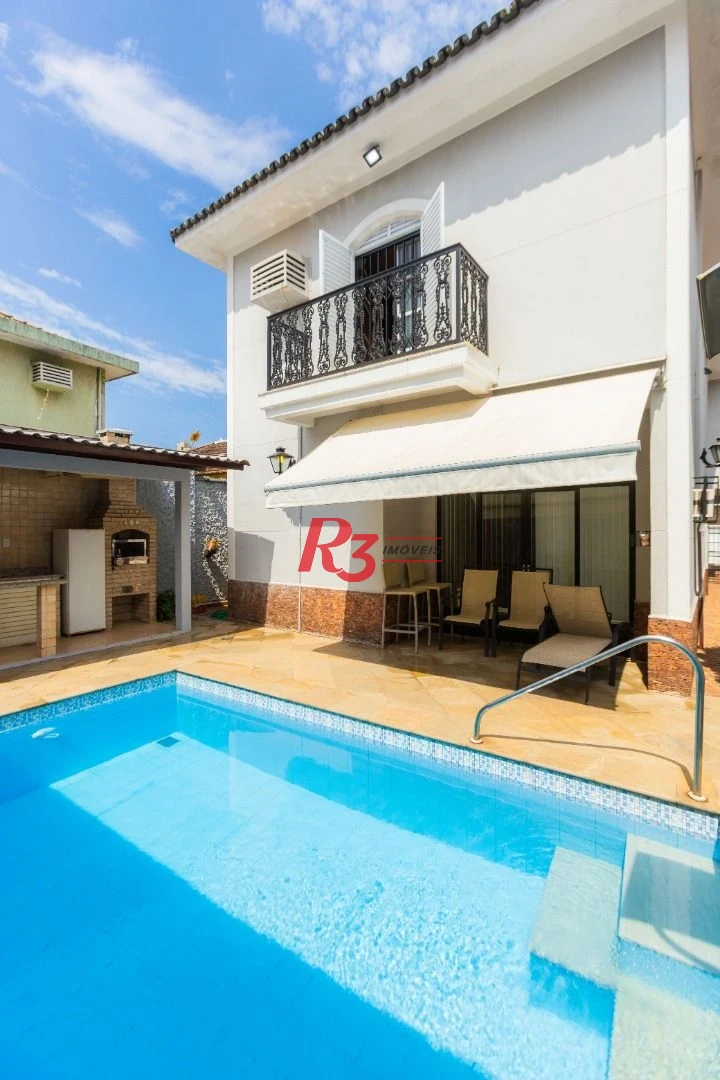 Casa com 4 dormitórios à venda, 303 m² por R$ 4.250.000,00 - Ponta da Praia - Santos/SP