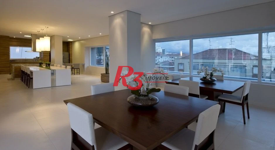 Apartamento com 3 dormitórios à venda, 98 m² por R$ 1.150.000,00 - Marapé - Santos/SP