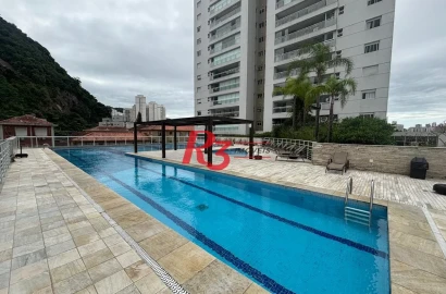 Apartamento com 3 dormitórios à venda, 98 m² por R$ 1.150.000,00 - Marapé - Santos/SP