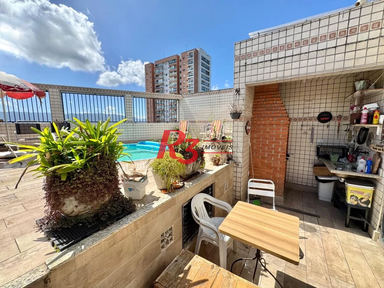 Cobertura com 3 dormitórios à venda, 187 m² por R$ 1.400.000,00 - Macuco - Santos/SP
