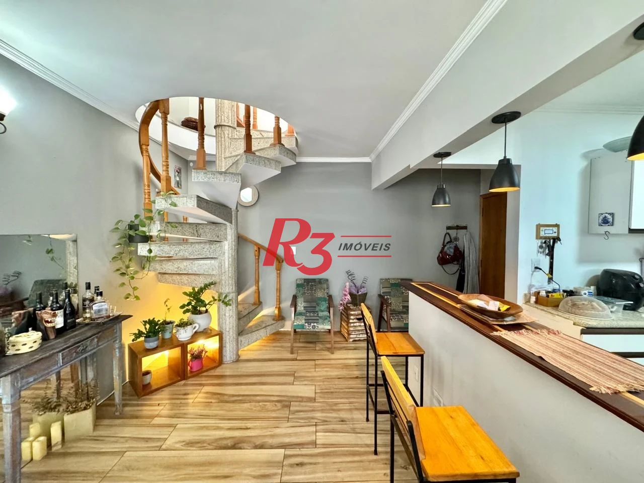 Cobertura com 3 dormitórios à venda, 187 m² por R$ 1.400.000,00 - Macuco - Santos/SP