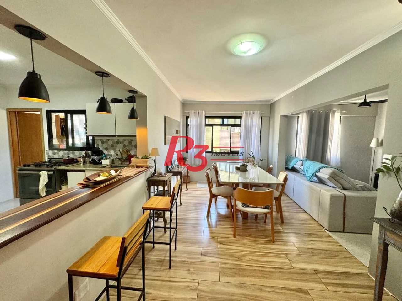 Cobertura com 3 dormitórios à venda, 187 m² por R$ 1.400.000,00 - Macuco - Santos/SP
