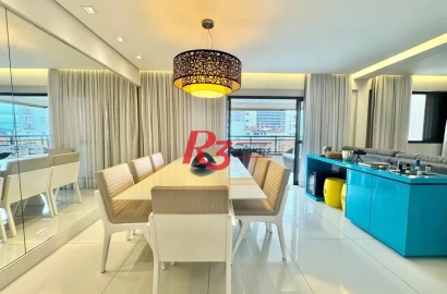 Apartamento com 2 dormitórios à venda, 111 m² por R$ 1.580.000,00 - Ponta da Praia - Santos/SP