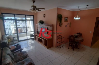 Apartamento com 3 dormitórios à venda, 120 m² por R$ 1.175.000,00 - Pompéia - Santos/SP