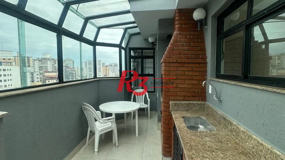 Apartamento Duplex com 4 dormitórios à venda, 245 m² por R$ 1.200.000,00 - Vila Caiçara - Praia Grande/SP
