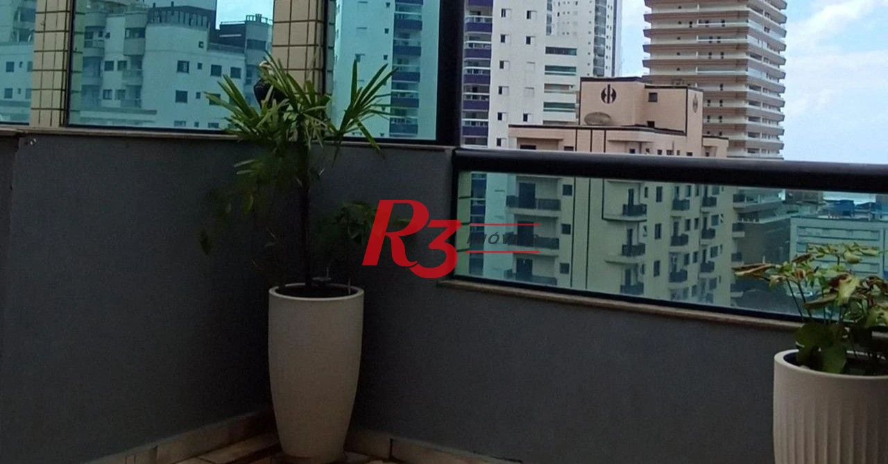 Apartamento Duplex com 4 dormitórios à venda, 245 m² por R$ 1.200.000,00 - Vila Caiçara - Praia Grande/SP