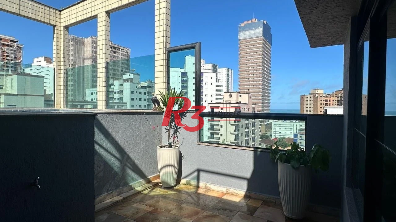 Apartamento Duplex com 4 dormitórios à venda, 245 m² por R$ 1.200.000,00 - Vila Caiçara - Praia Grande/SP