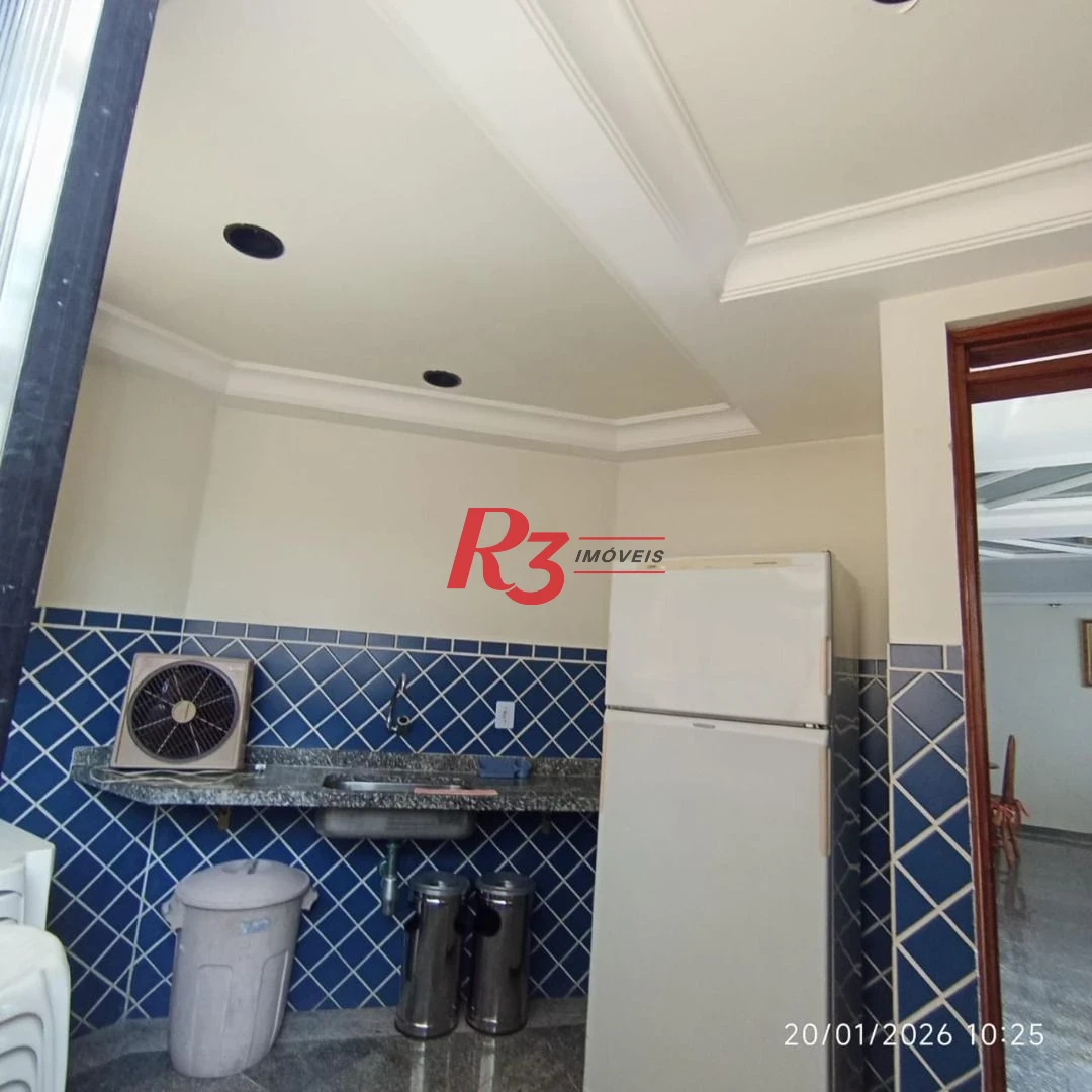 Apartamento Duplex com 4 dormitórios à venda, 245 m² por R$ 1.200.000,00 - Vila Caiçara - Praia Grande/SP
