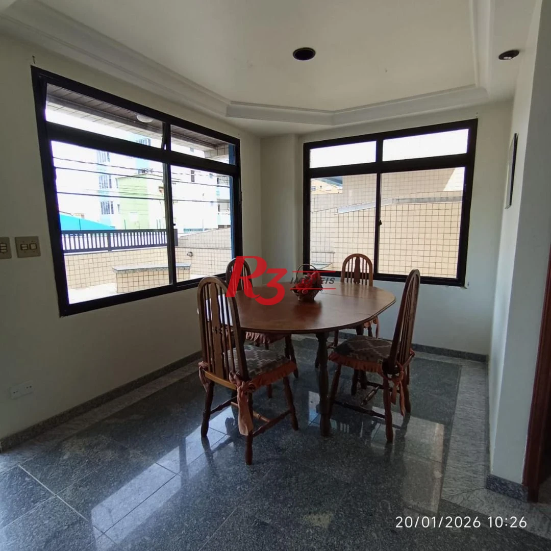 Apartamento Duplex com 4 dormitórios à venda, 245 m² por R$ 1.200.000,00 - Vila Caiçara - Praia Grande/SP