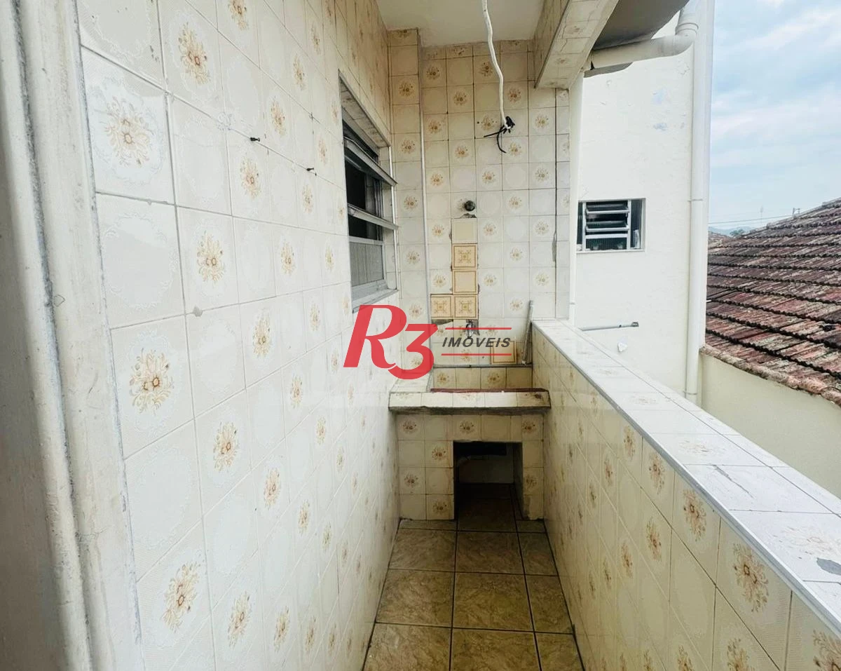 Apartamento com 2 dormitórios para alugar, 75 m² por R$ 3.000,00/mês - Estuário - Santos/SP