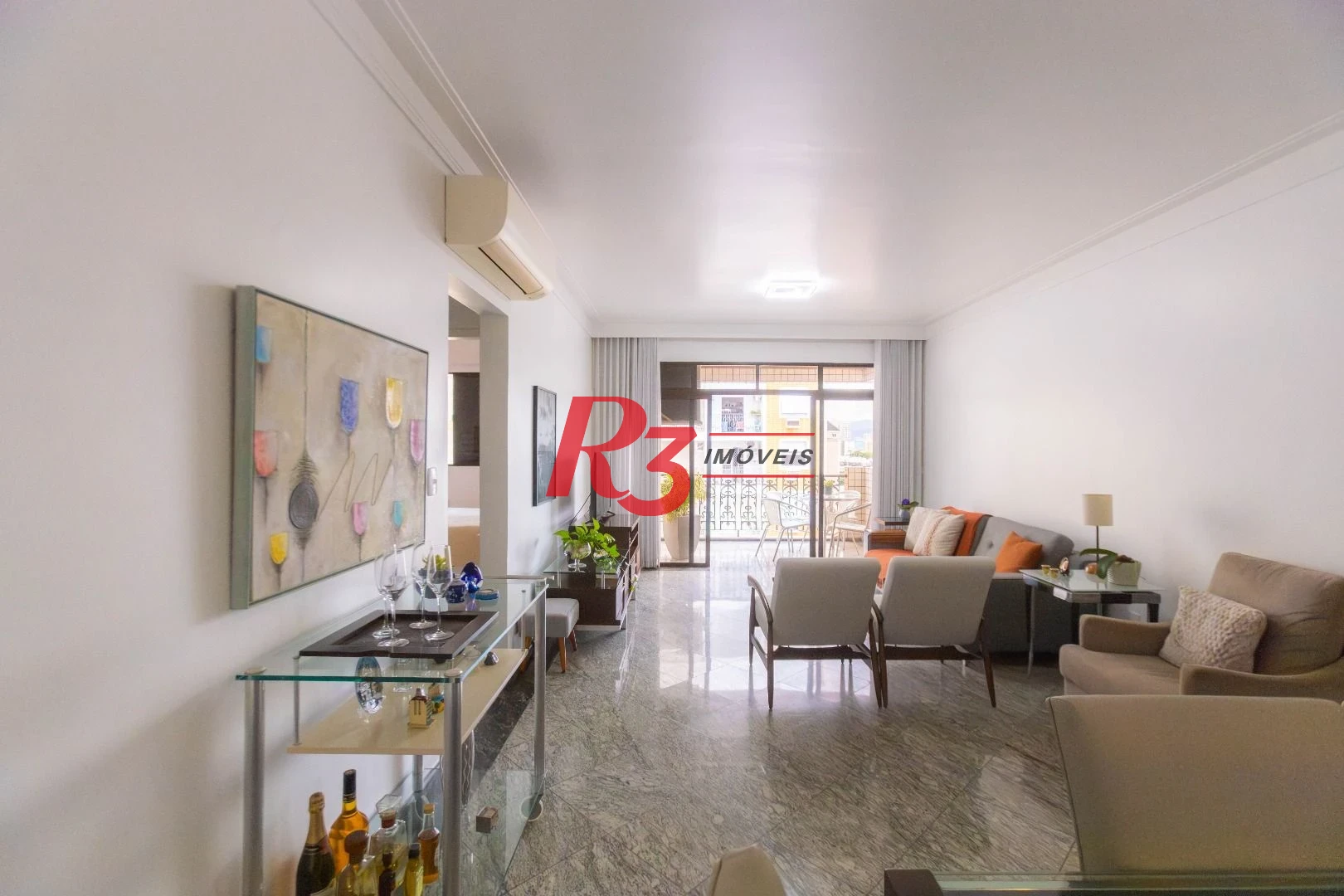 Apartamento com 3 dormitórios à venda, 137 m² por R$ 1.200.000,00 - Aparecida - Santos/SP
