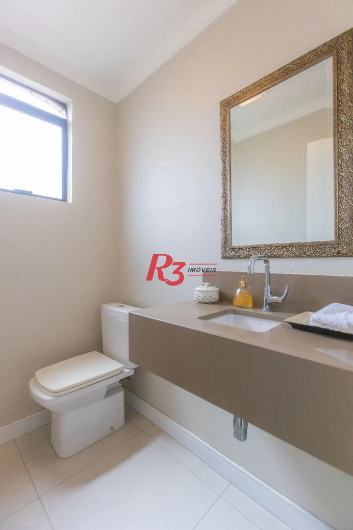 Apartamento com 3 dormitórios à venda, 137 m² por R$ 1.200.000,00 - Aparecida - Santos/SP