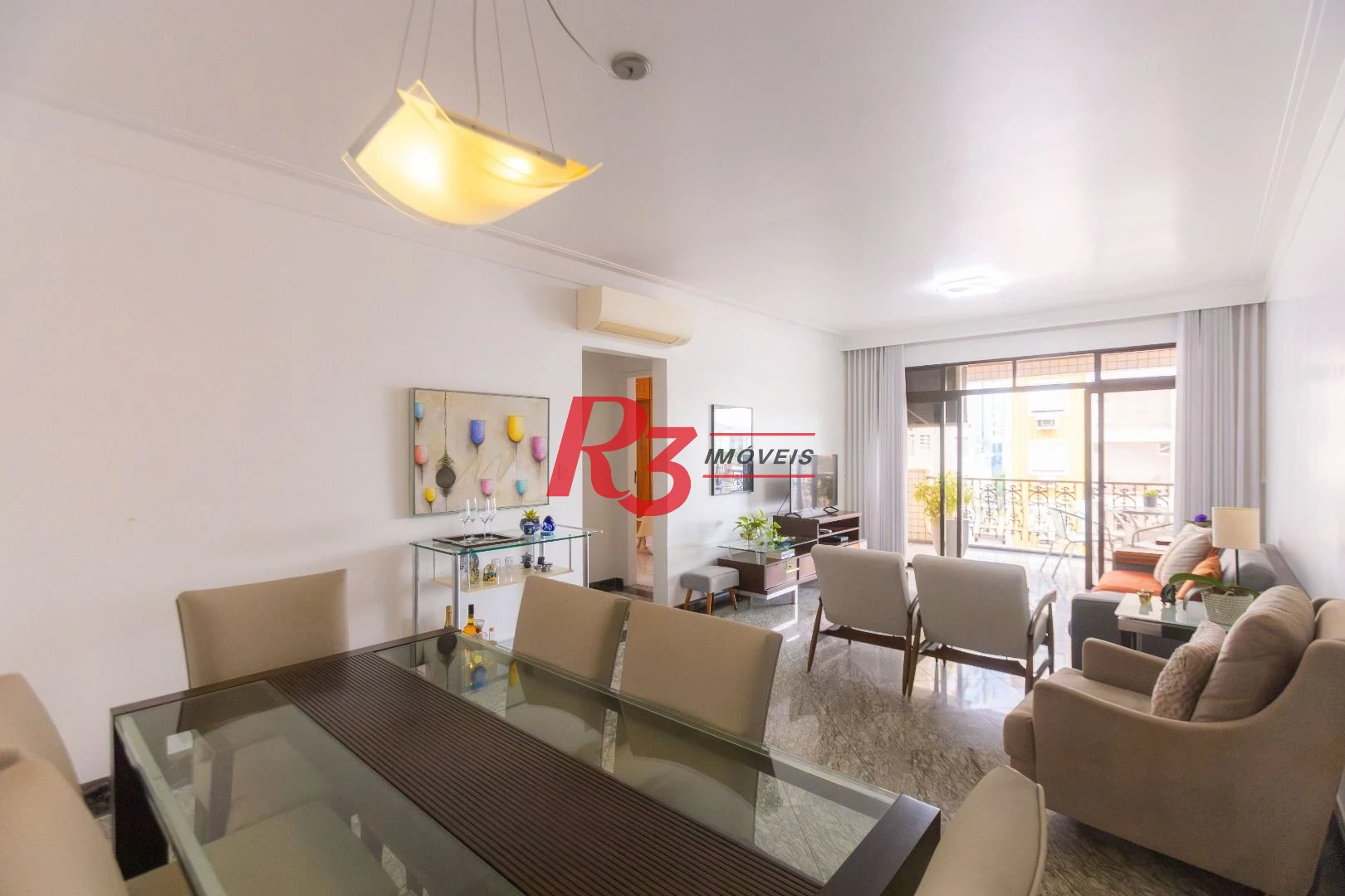 Apartamento com 3 dormitórios à venda, 137 m² por R$ 1.200.000,00 - Aparecida - Santos/SP