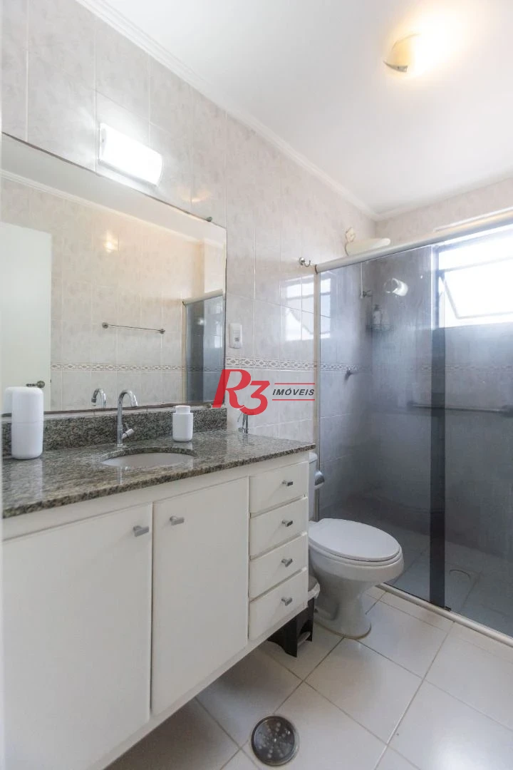 Apartamento com 3 dormitórios à venda, 137 m² por R$ 1.200.000,00 - Aparecida - Santos/SP