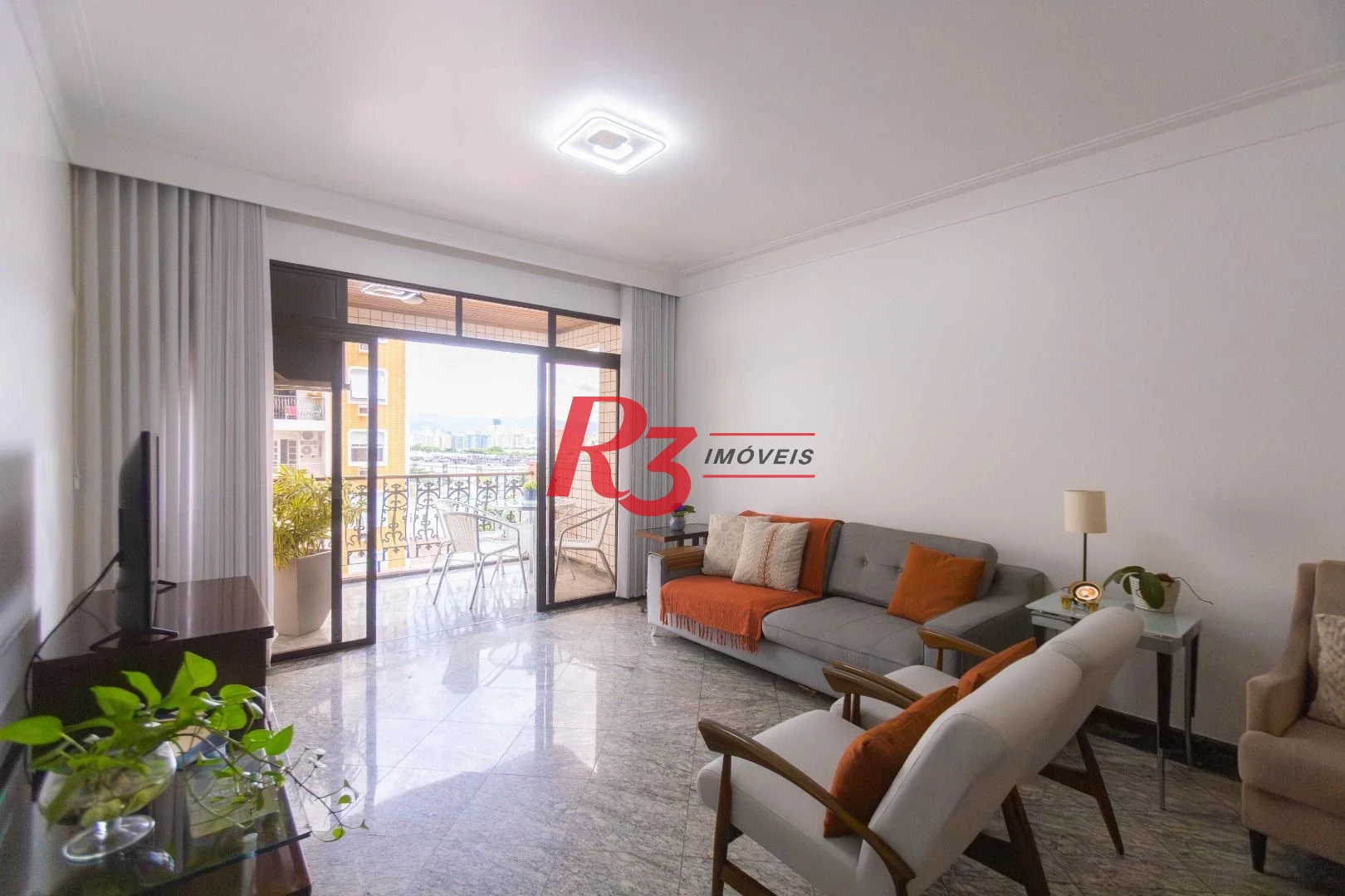 Apartamento com 3 dormitórios à venda, 137 m² por R$ 1.200.000,00 - Aparecida - Santos/SP