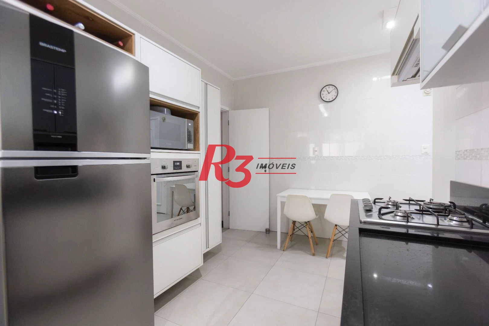 Apartamento com 3 dormitórios à venda, 137 m² por R$ 1.200.000,00 - Aparecida - Santos/SP