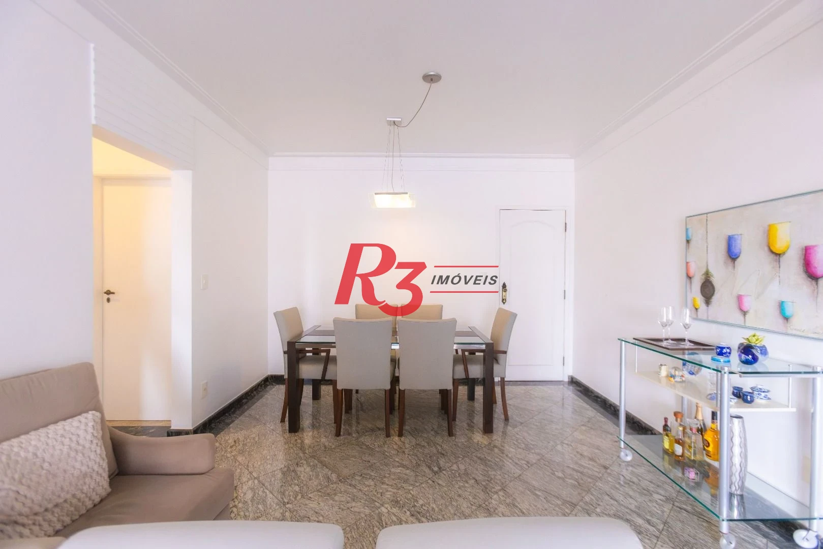 Apartamento com 3 dormitórios à venda, 137 m² por R$ 1.200.000,00 - Aparecida - Santos/SP