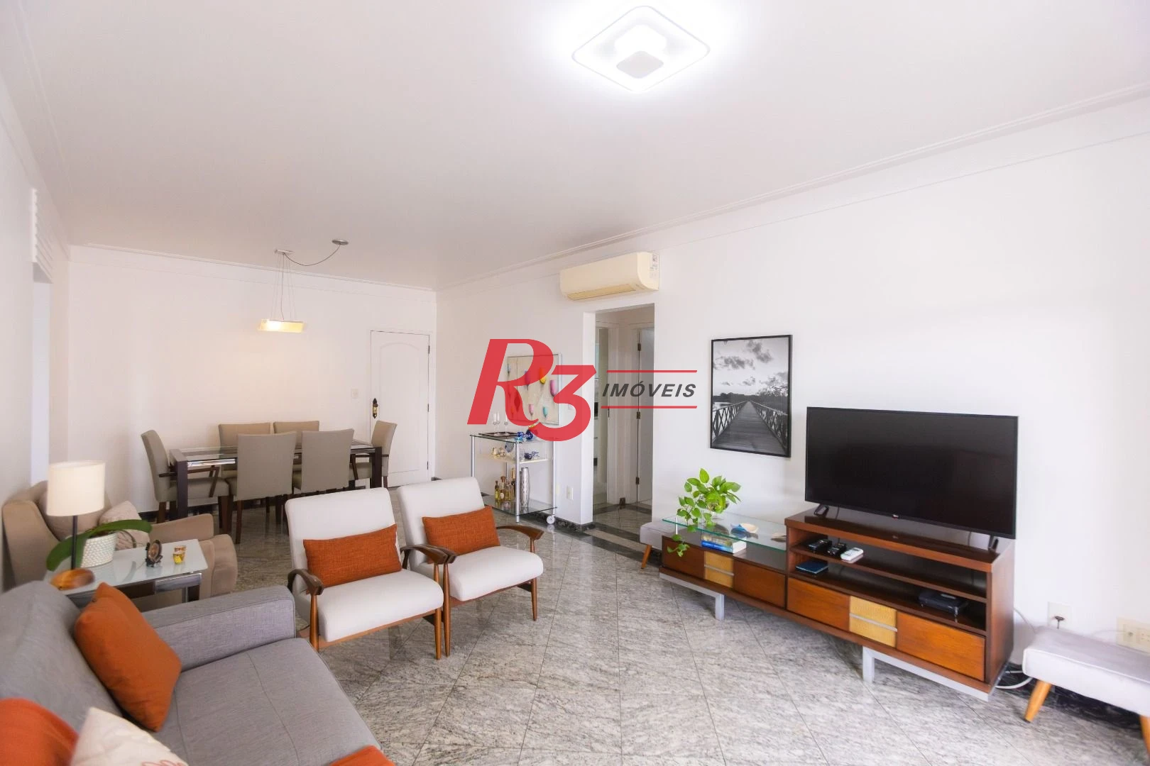 Apartamento com 3 dormitórios à venda, 137 m² por R$ 1.200.000,00 - Aparecida - Santos/SP