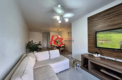 Apartamento com 3 dormitórios à venda, 117 m² por R$ 790.000,00 - Campo Grande - Santos/SP