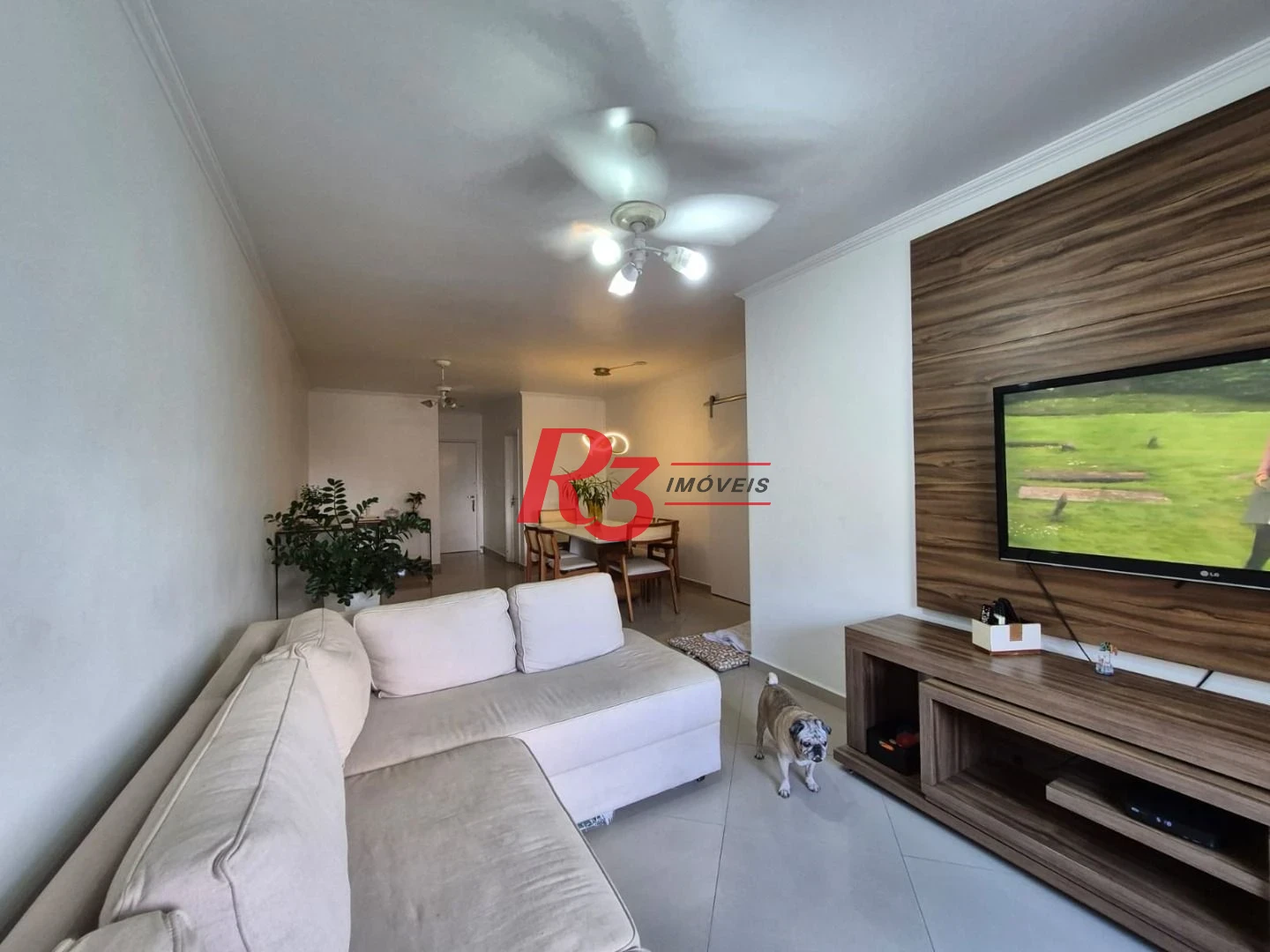Apartamento com 3 dormitórios à venda, 117 m² por R$ 790.000,00 - Campo Grande - Santos/SP