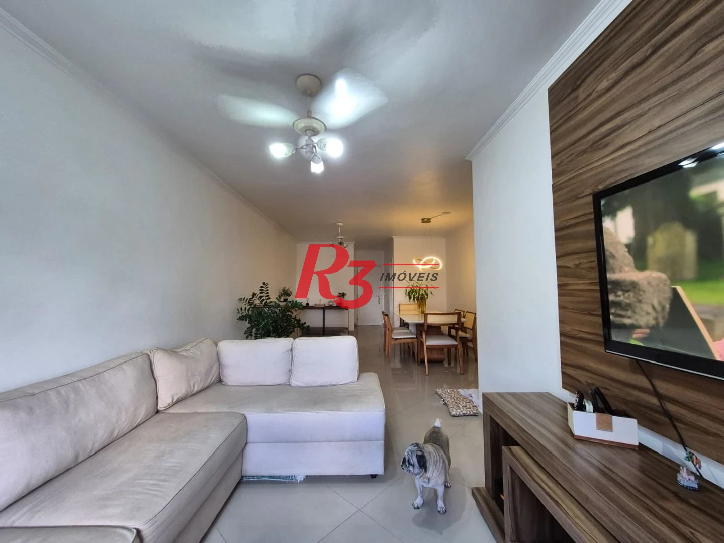 Apartamento com 3 dormitórios à venda, 117 m² por R$ 790.000,00 - Campo Grande - Santos/SP