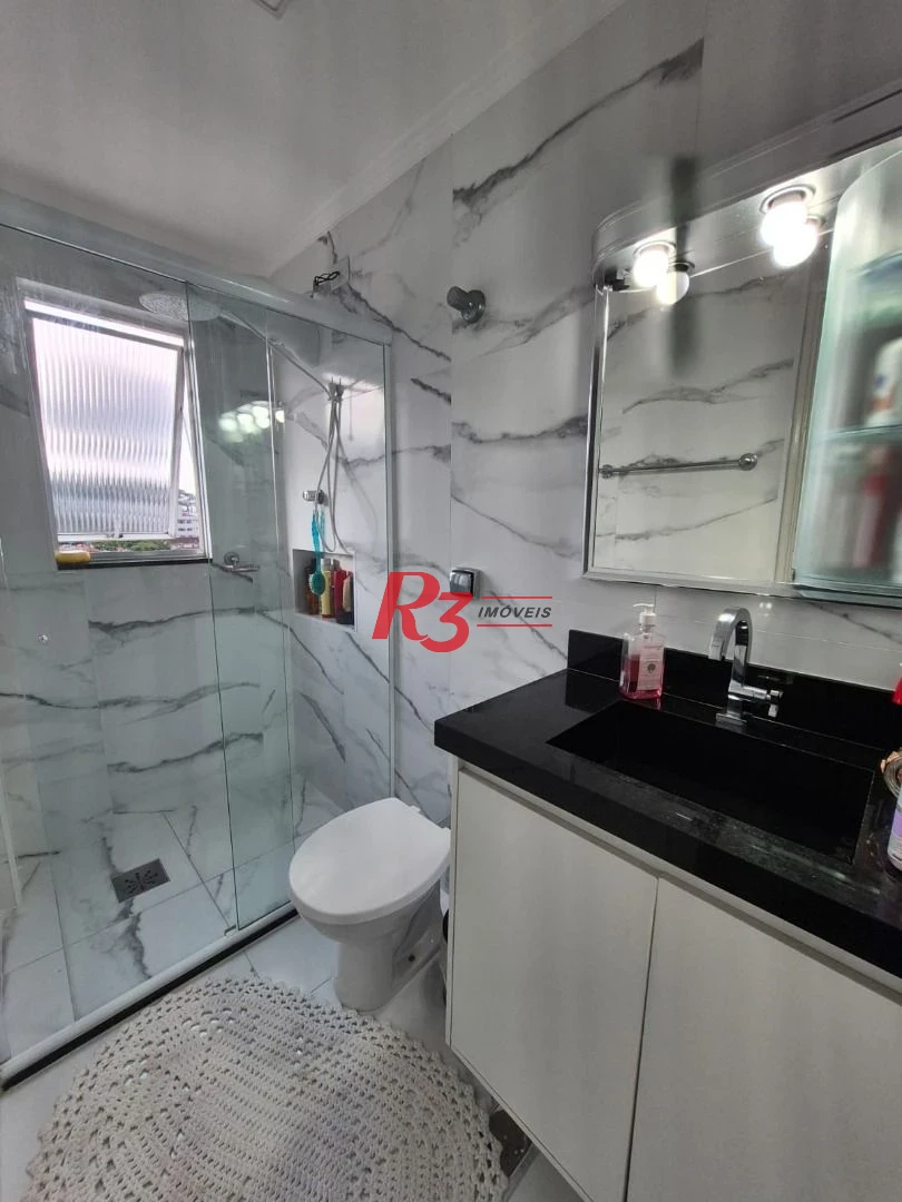 Apartamento com 3 dormitórios à venda, 117 m² por R$ 790.000,00 - Campo Grande - Santos/SP