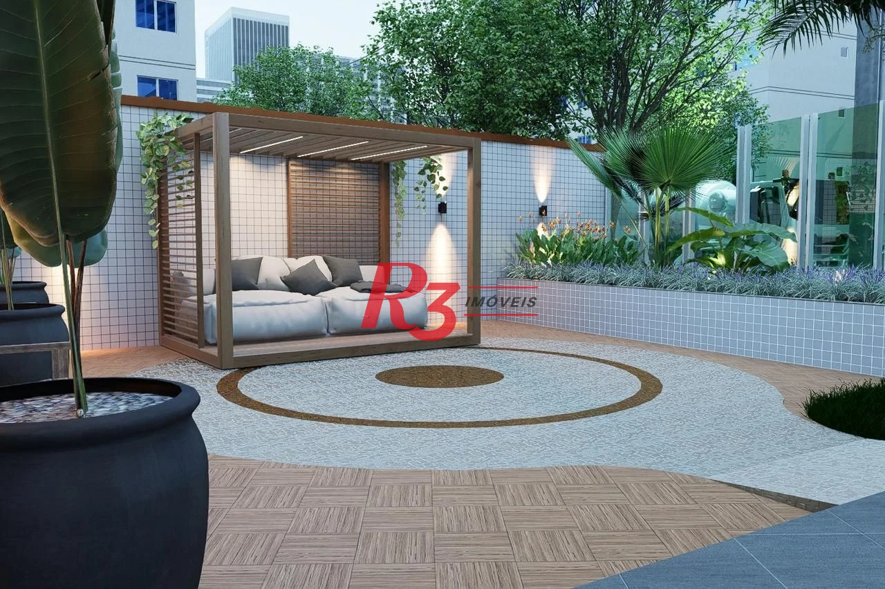Apartamento com 3 dormitórios à venda, 117 m² por R$ 790.000,00 - Campo Grande - Santos/SP