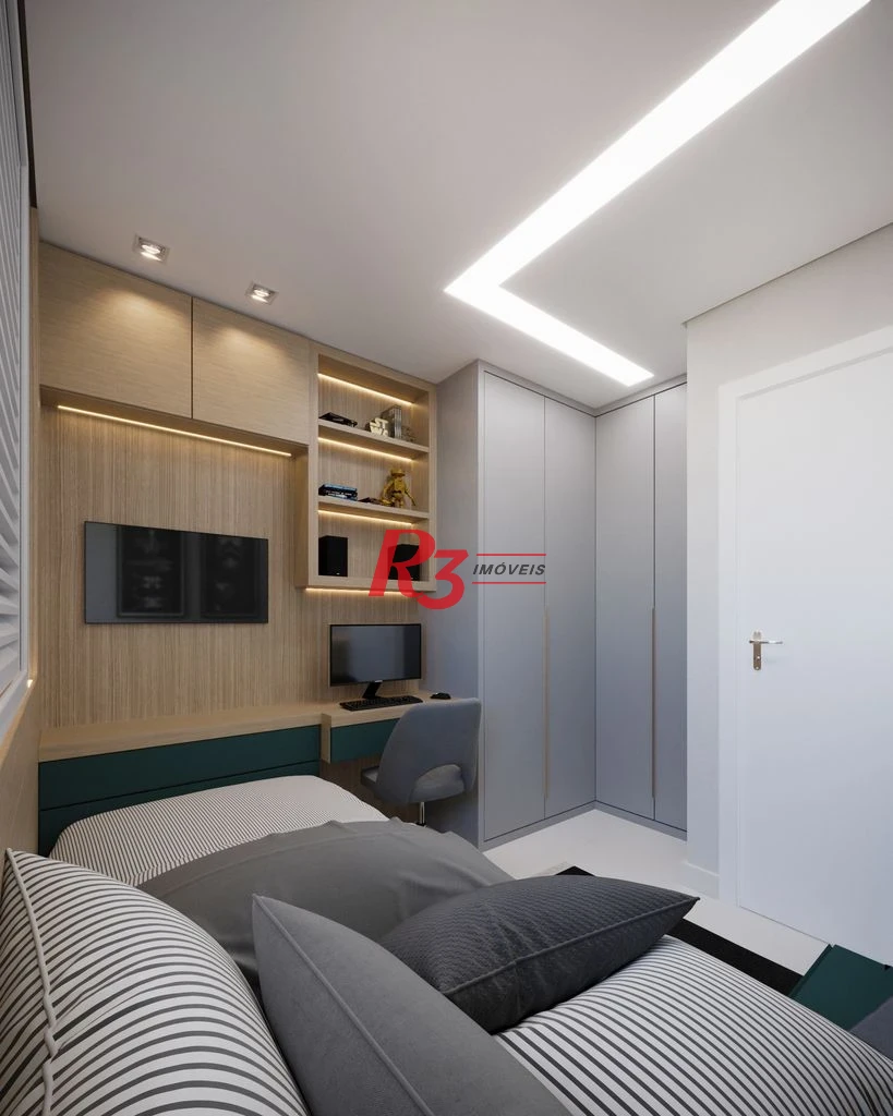 Apartamento à venda, 67 m² por R$ 730.000,00 - Macuco - Santos/SP