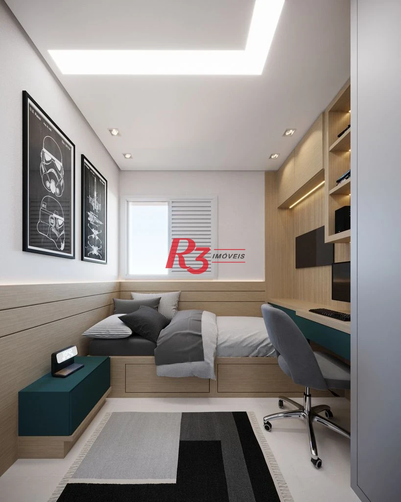 Apartamento à venda, 67 m² por R$ 730.000,00 - Macuco - Santos/SP