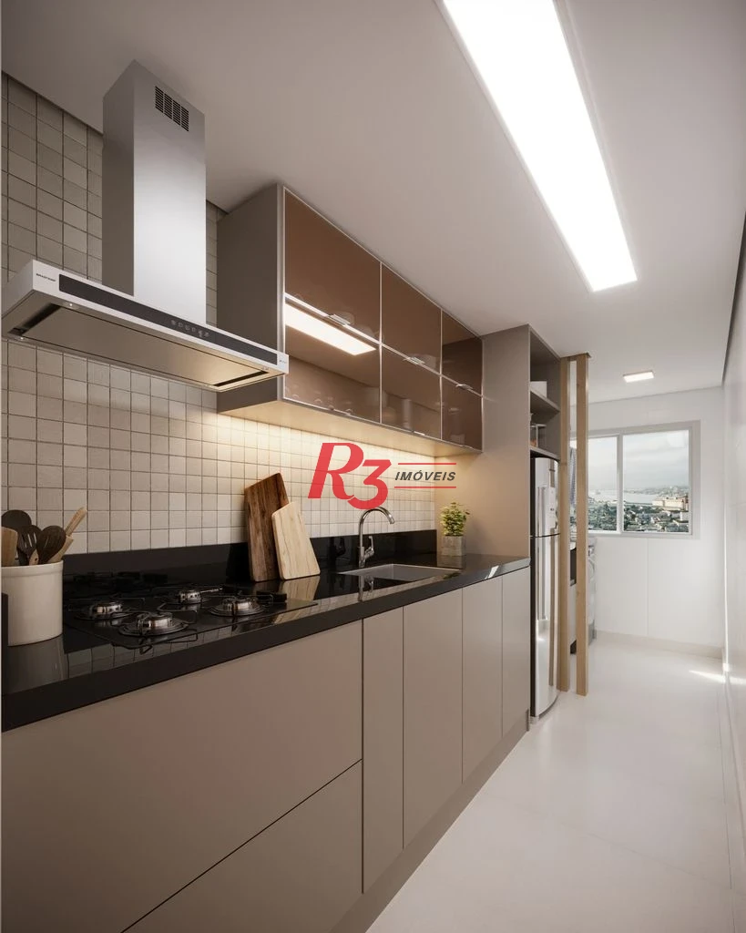 Apartamento à venda, 67 m² por R$ 730.000,00 - Macuco - Santos/SP