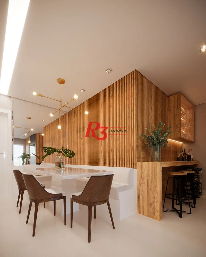 Apartamento à venda, 67 m² por R$ 730.000,00 - Macuco - Santos/SP