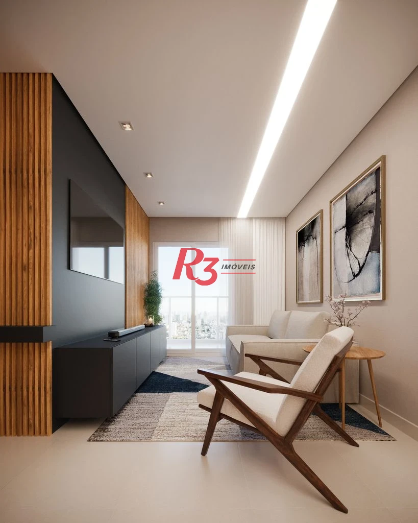 Apartamento à venda, 67 m² por R$ 730.000,00 - Macuco - Santos/SP