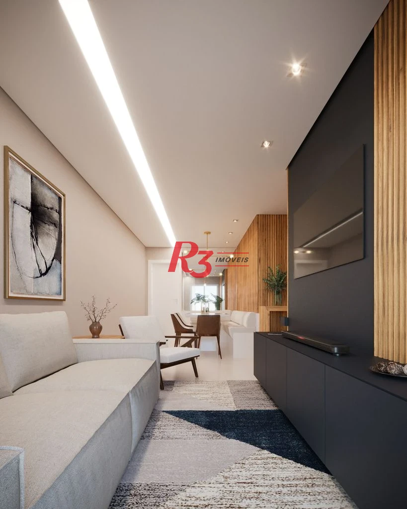 Apartamento à venda, 67 m² por R$ 730.000,00 - Macuco - Santos/SP