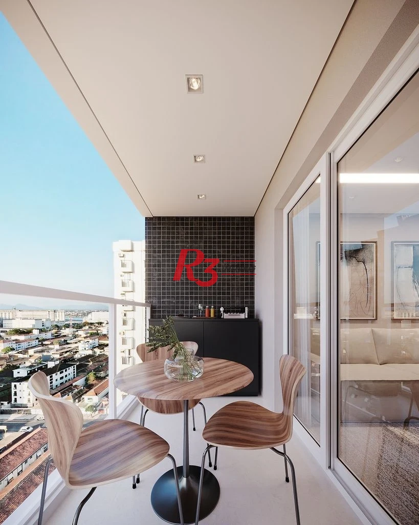 Apartamento à venda, 67 m² por R$ 730.000,00 - Macuco - Santos/SP