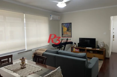 Apartamento com 2 dormitórios à venda, 118 m² por R$ 731.000,00 - Gonzaga - Santos/SP