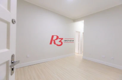 Apartamento com 2 dormitórios à venda, 65 m² por R$ 385.000,00 - Embaré - Santos/SP