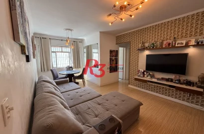 Apartamento com 2 dormitórios à venda, 85 m² por R$ 470.000,00 - Encruzilhada - Santos/SP