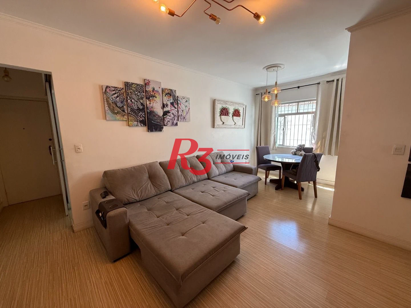 Apartamento com 2 dormitórios à venda, 85 m² por R$ 470.000,00 - Encruzilhada - Santos/SP
