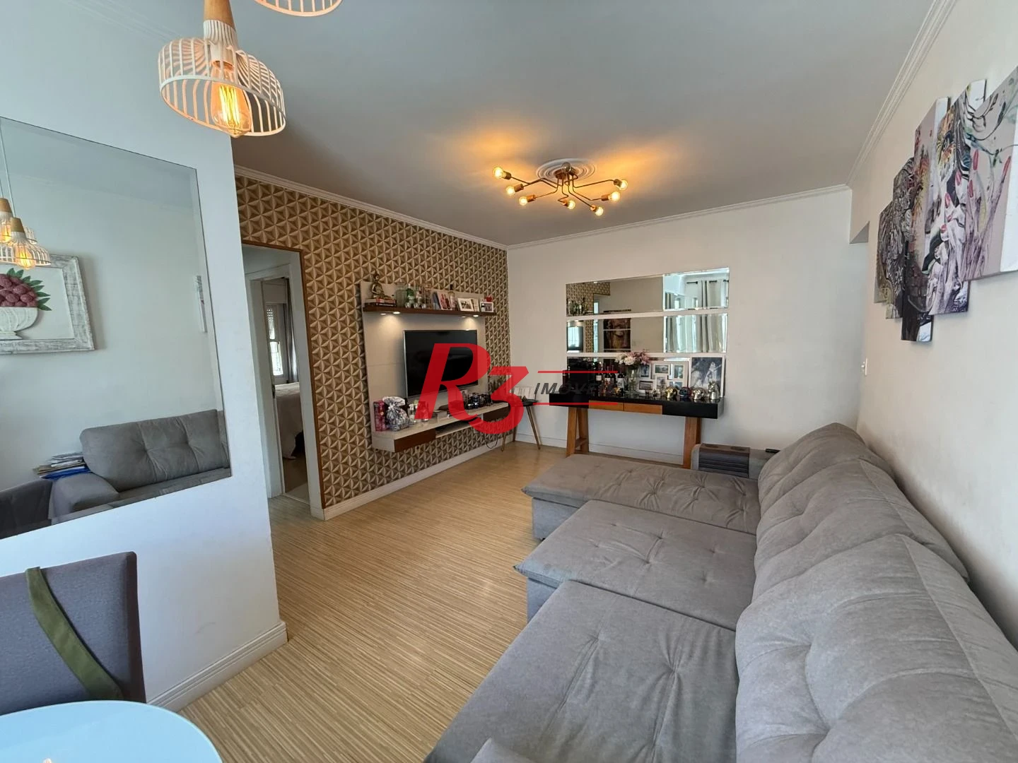 Apartamento com 2 dormitórios à venda, 85 m² por R$ 470.000,00 - Encruzilhada - Santos/SP