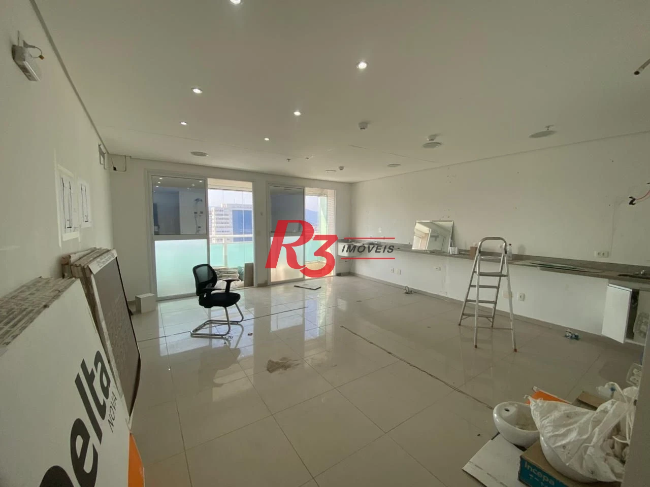 Sala à venda, 47 m² por R$ 555.000,00 - Boqueirão - Santos/SP