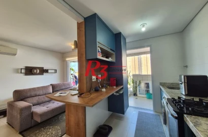 Apartamento com 2 dormitórios à venda, 90 m² por R$ 1.200.000,00 - Ponta da Praia - Santos/SP