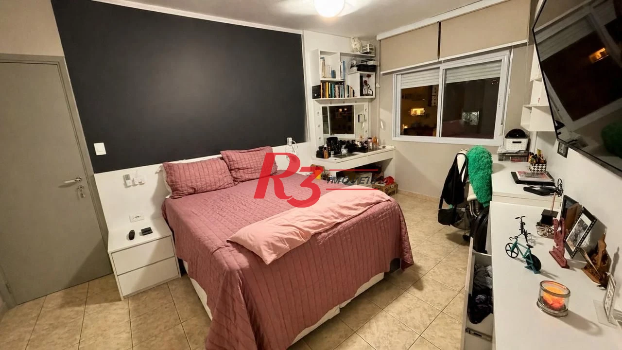 Apartamento com 2 dormitórios à venda, 133 m² por R$ 1.100.000,00 - Gonzaga - Santos/SP