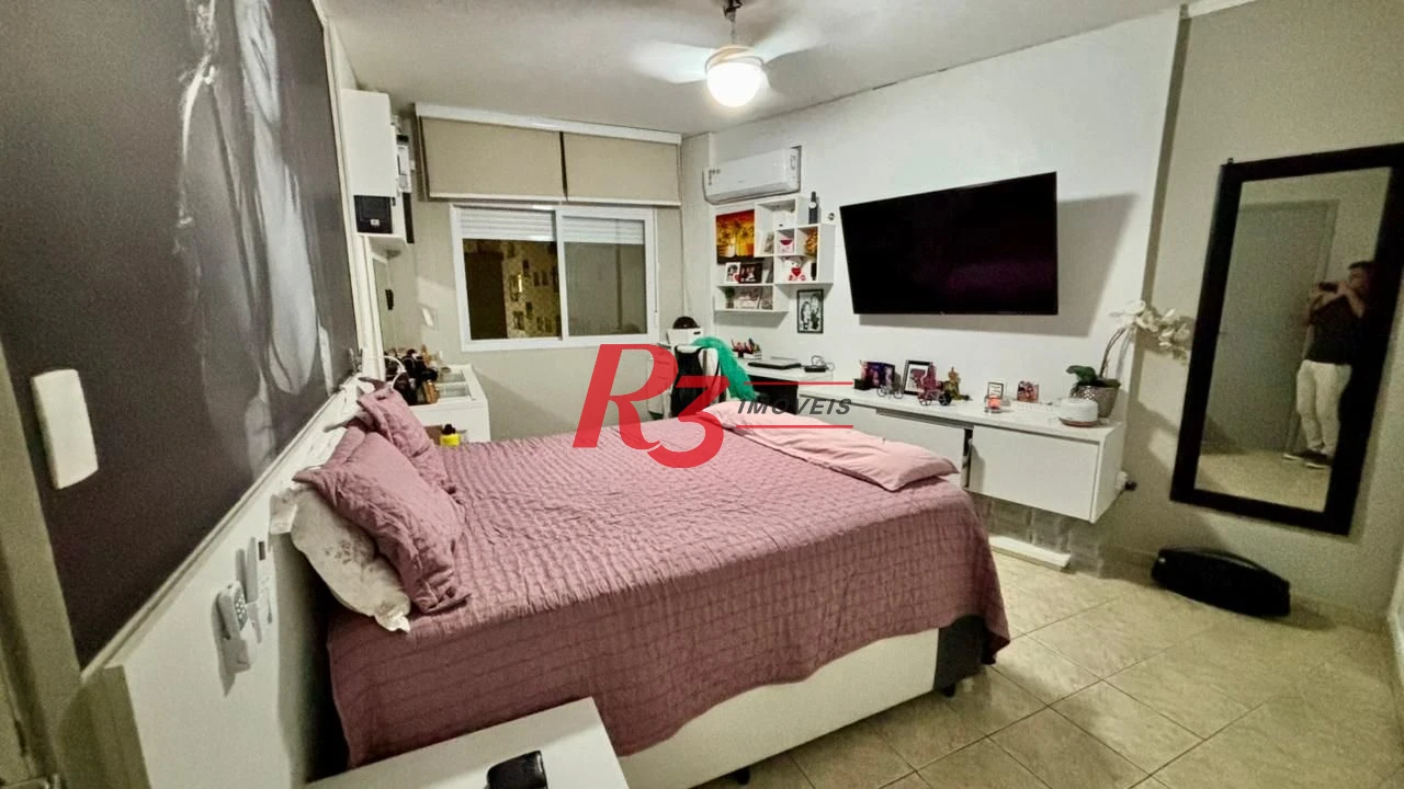 Apartamento com 2 dormitórios à venda, 133 m² por R$ 1.250.000,00 - Gonzaga - Santos/SP