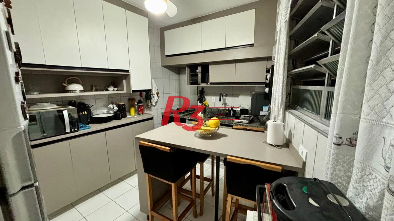 Apartamento com 2 dormitórios à venda, 133 m² por R$ 1.250.000,00 - Gonzaga - Santos/SP