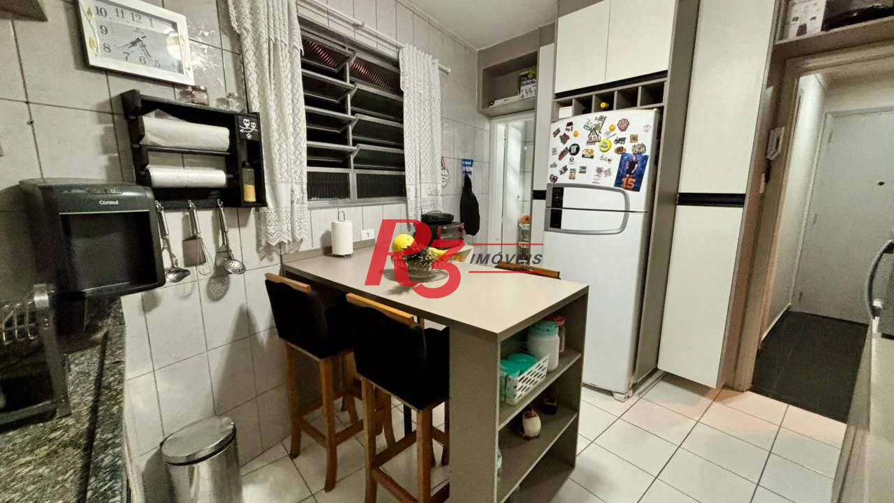 Apartamento com 2 dormitórios à venda, 133 m² por R$ 1.250.000,00 - Gonzaga - Santos/SP