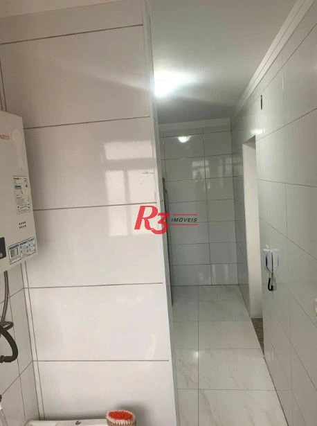 Apartamento com 2 dormitórios à venda, 57 m² por R$ 335.000,00 - Areia Branca - Santos/SP